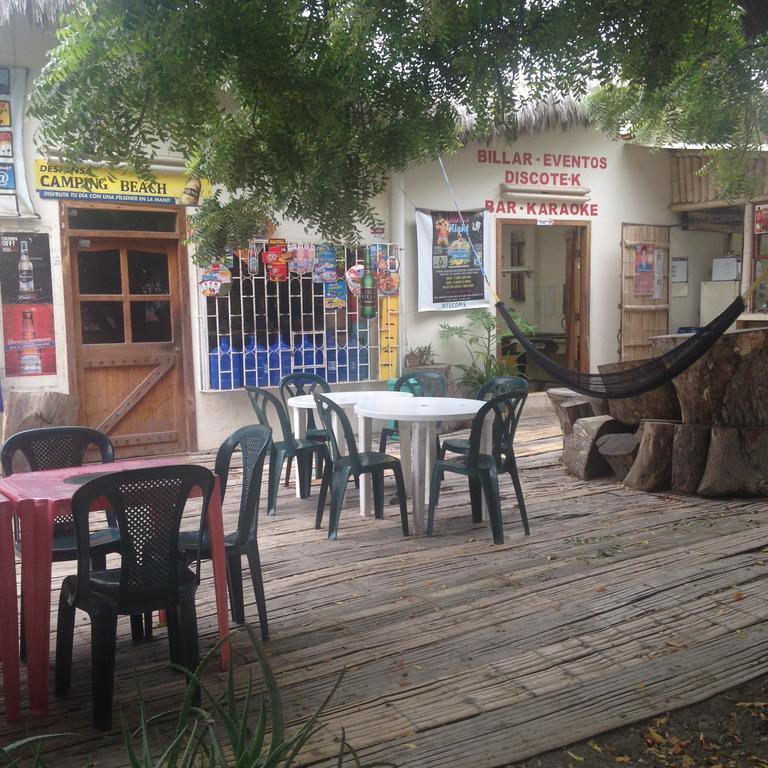 Hostal Camping Beach Salinas  Buitenkant foto